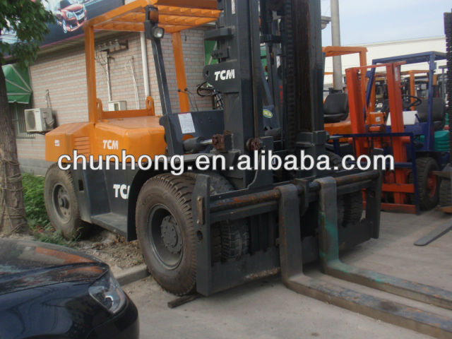 used forklift, used tcm forklift 10t FD100, origin from japan