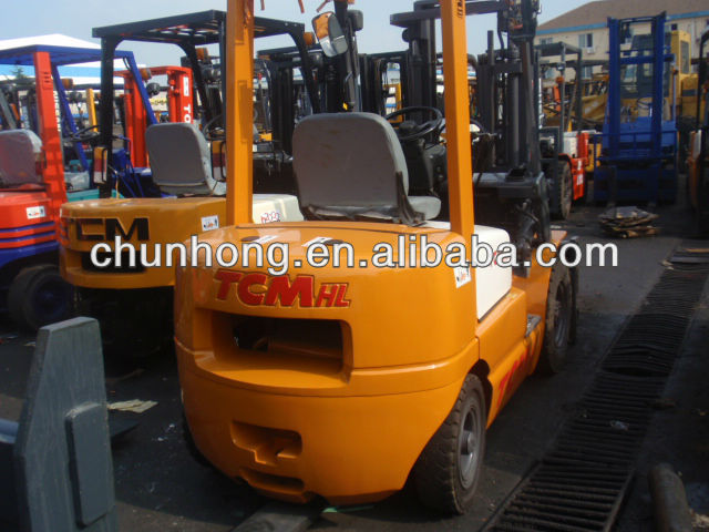 used forklift, used tcm lifting truck 3t, origin from japan