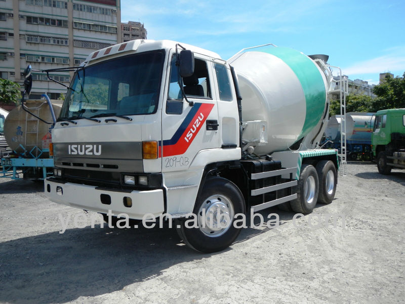 used isuzu mixer truck - [209-QZ] Engine: 10pd1