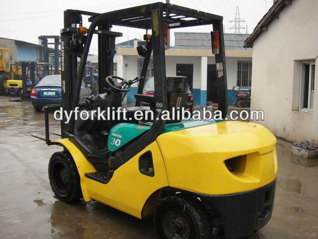 used komastu fork lift