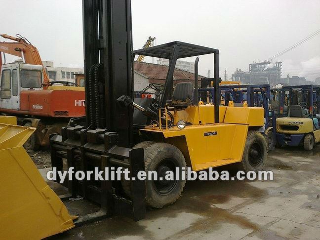 used komatsu forklift 10t