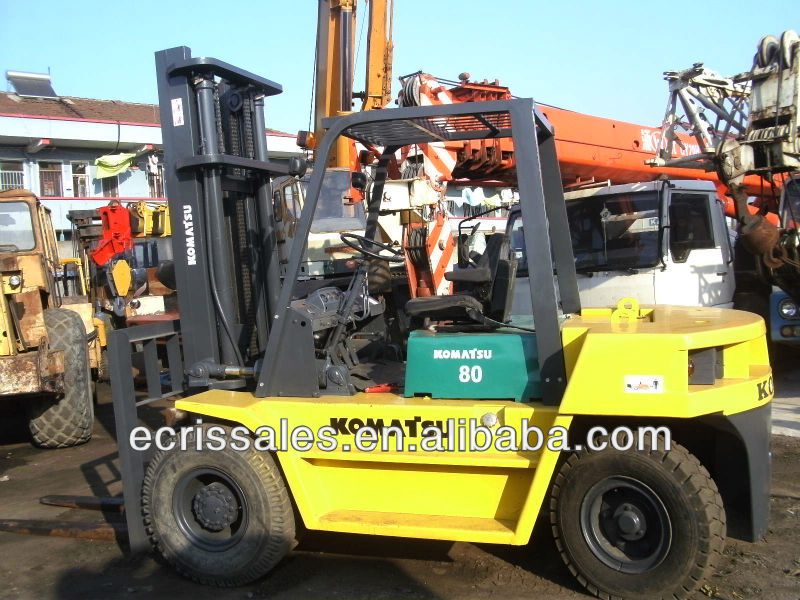 Used komatsu forklift 8 ton, Original from Japan