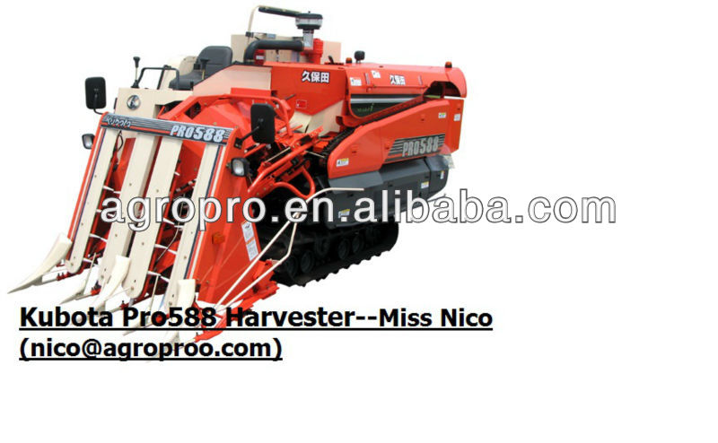 Used Kubota Combine Harvester--Kubota 588/488