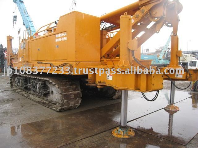 Used NISSHA Pile Driver DH658-135M (100615DH658) made in japan / hydraulic pile driver