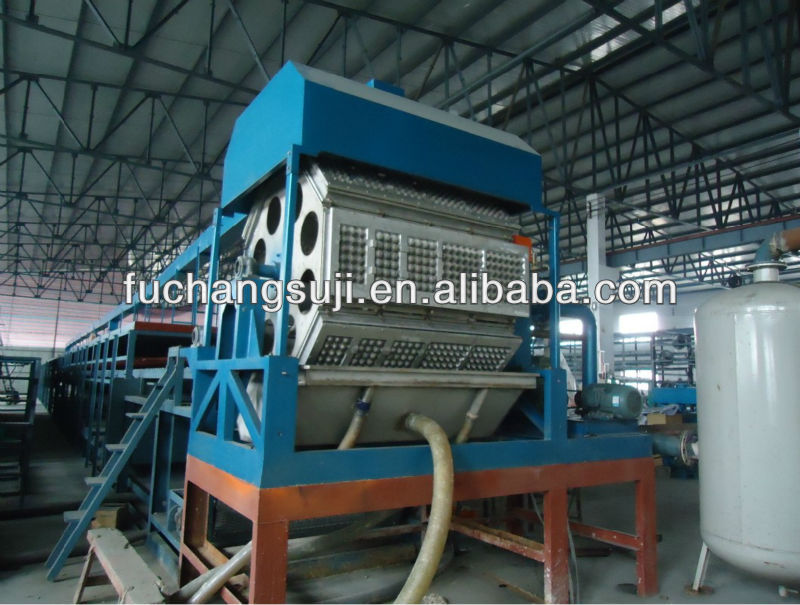 Used Office Paper Recycling Egg Tray Machine Low Energy
