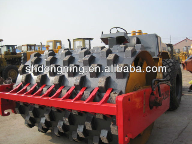 Used Road rollers Dynapac CA25D, Dynapac compactor rollers with padfoot
