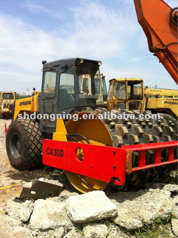 Used Road rollers Dynapac CA30D, With padfoot