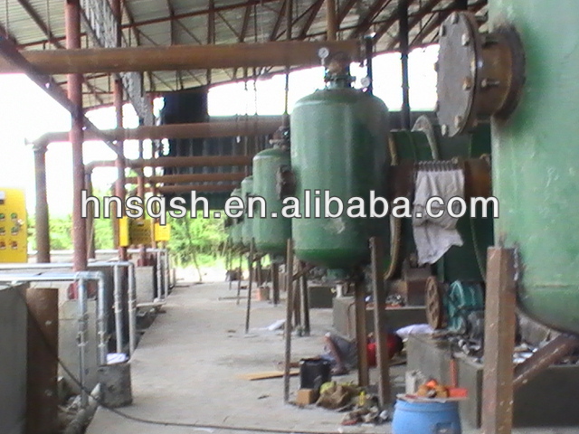 Used Rubber Recycling Machine Based on New Pyrolysis Technology