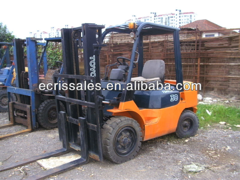 Used Toyota forklift 3 ton, 7fd, original from Japan