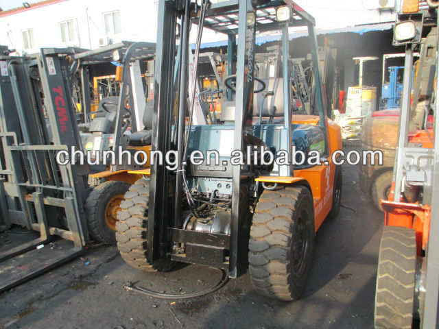 used toyota forklift 5t 7FD50, original from japan, excellent condition
