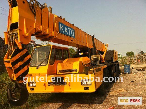 Used truck crane Kato crane NK500E -3 right hand drive