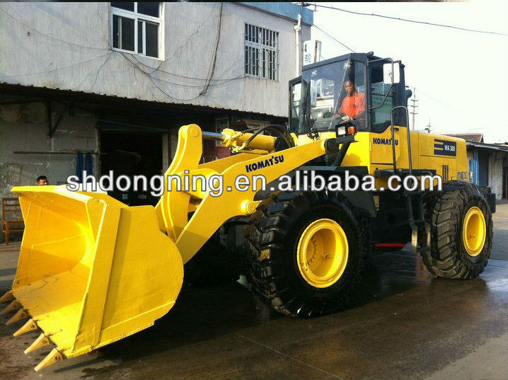 used wheel loader komatsu wa380, komatsu WA100, wa120, wa200, wa300, wa380, wa420, wa470 for sale in China