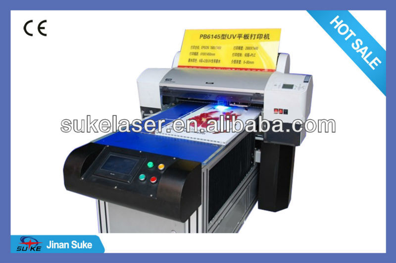 UV led Flatbed Printer with 1440dpi for Ceramic Glass Acrylic wood printing