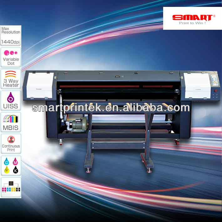 UV roll to roll flatbed printer with EPSON DX5 printhead