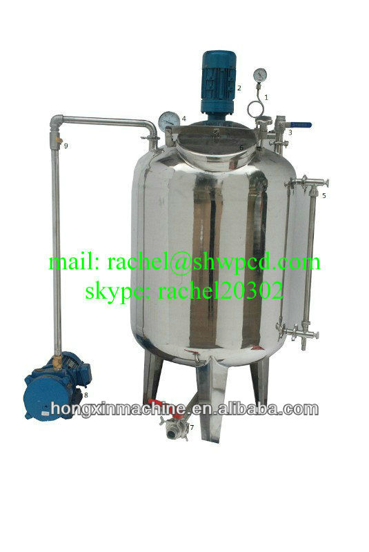 vacuum honey storage tank/ peanut butter storage tank 008615238020686