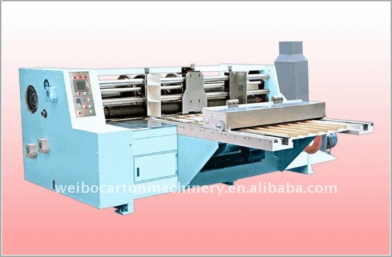 Vacuum type automatic rotary scorer slotter machine/ carton box slotter machine