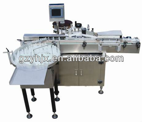 Vertical adhesive sticker Round Bottle Labeling Machine