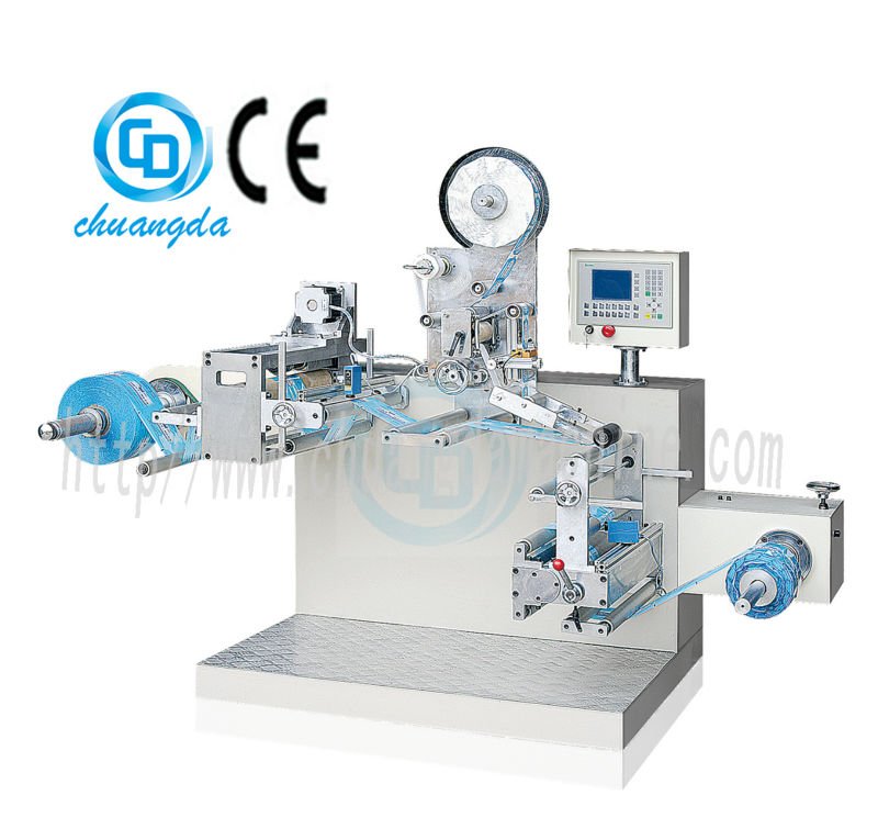 W:CD-100 Automatic packing film labeling and rewinding machine