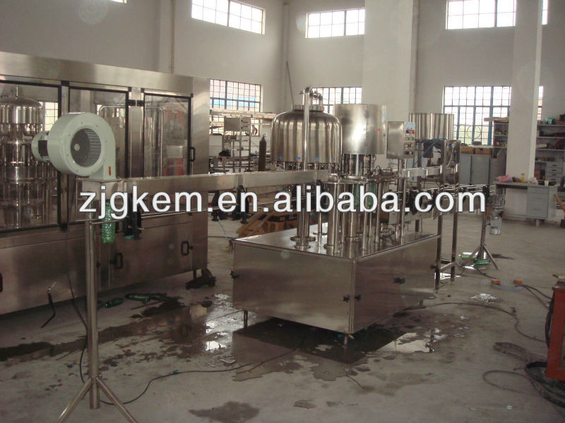 washer filler and seamer 3-in-1 Machine for water,automatic filler equipment