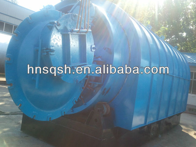 Waste Tire Pyrolysis Machine Under Continuous Operation Condition