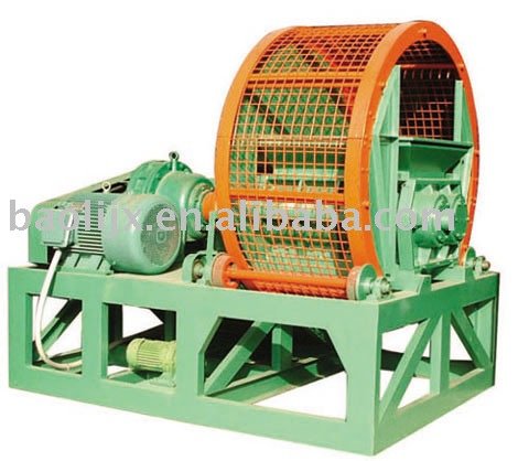 waste tyre rubber shredder for sale