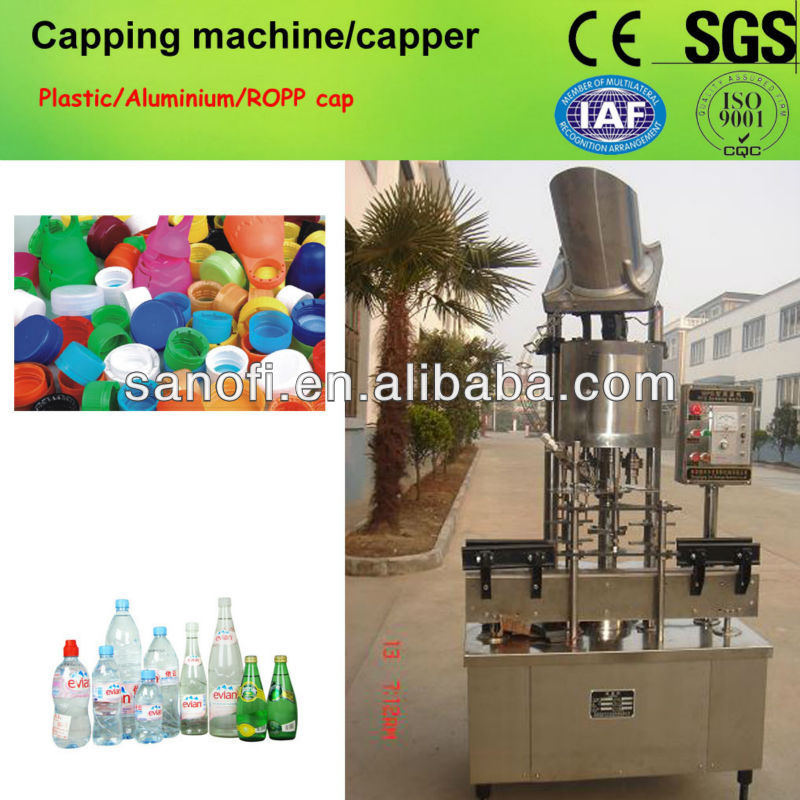 Water bottle capper/cap machine for PET bottle