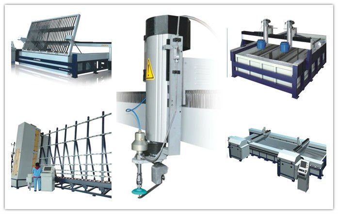 water jet glass/metal/stone hydraulic lifter/vertical cutting tables