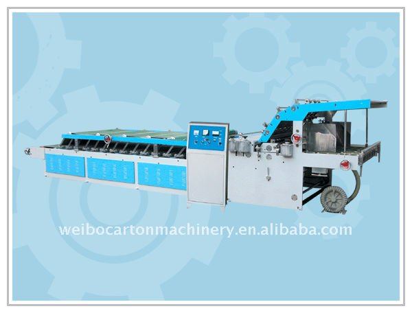 WB-1300-E type vacuum adsorb semiautomtic Laminating carton machine