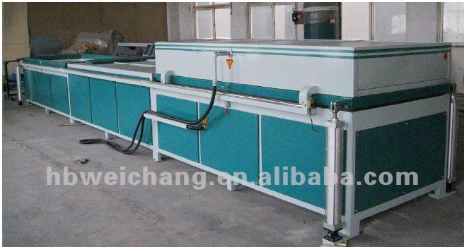 WC2500YM-A Automatic vacuum laminating packing wood carving machine