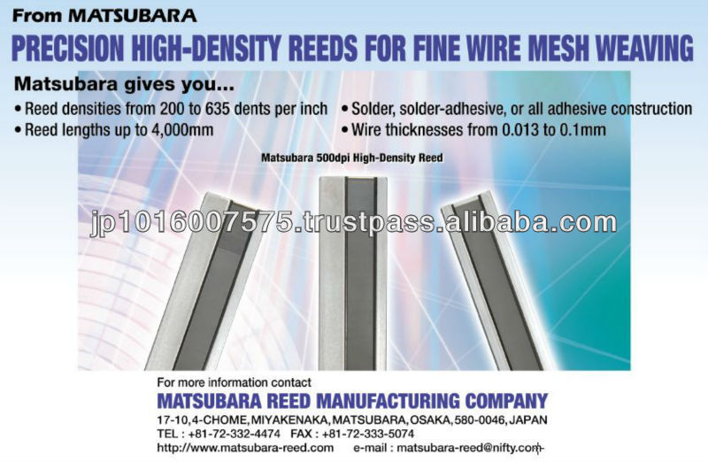 Weaving Metal reeds , Steel heald , Steel Droppers for Weaving Machine