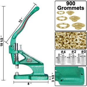 WELDON hand press, eyelet machine, grommet machine, Attaching Machines