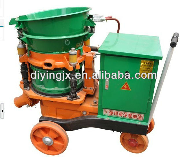 wet and dry shotcrete spraying machine