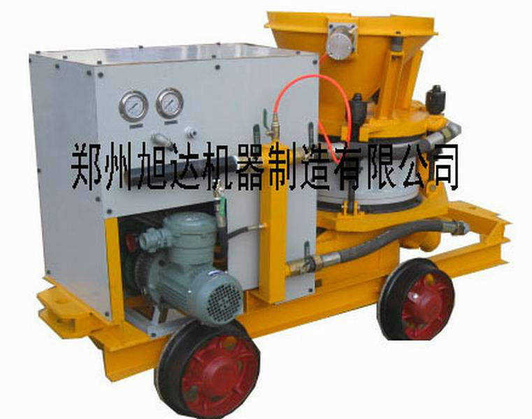 Wet mix shotcrete machine for tunnel