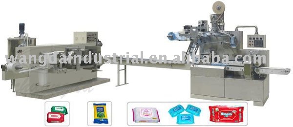 Wet Wipe Machine with semi auto (5-30 pcs per package)