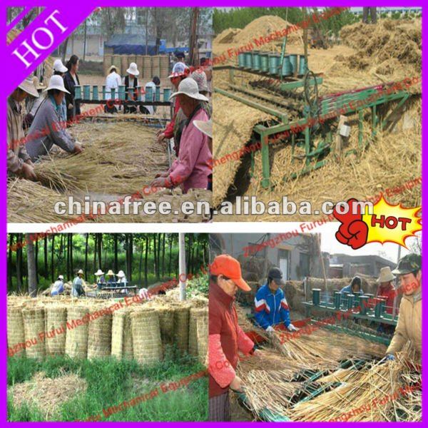 wheat plant mat weaving machine for ceiling for warming house