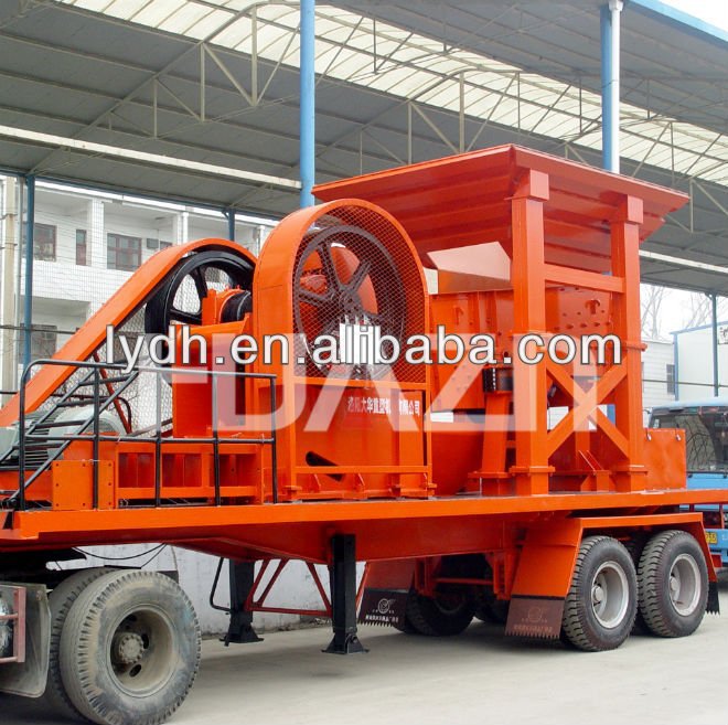 Wheel Type 300tph YD series Primary Portable Crusher Plant