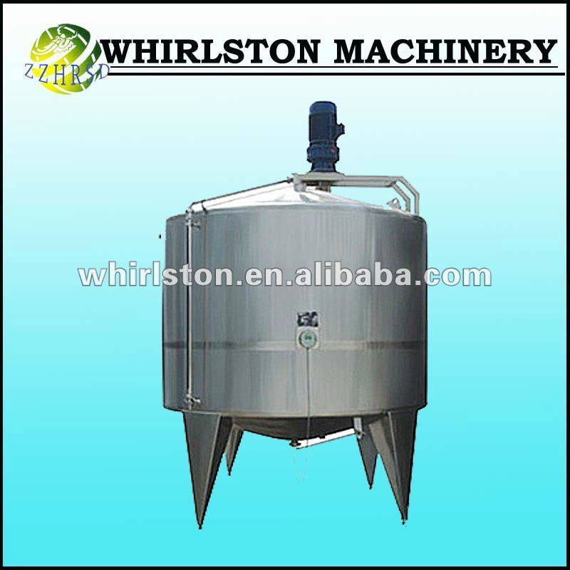 whirlston high speed emulsifying milk storage tank
