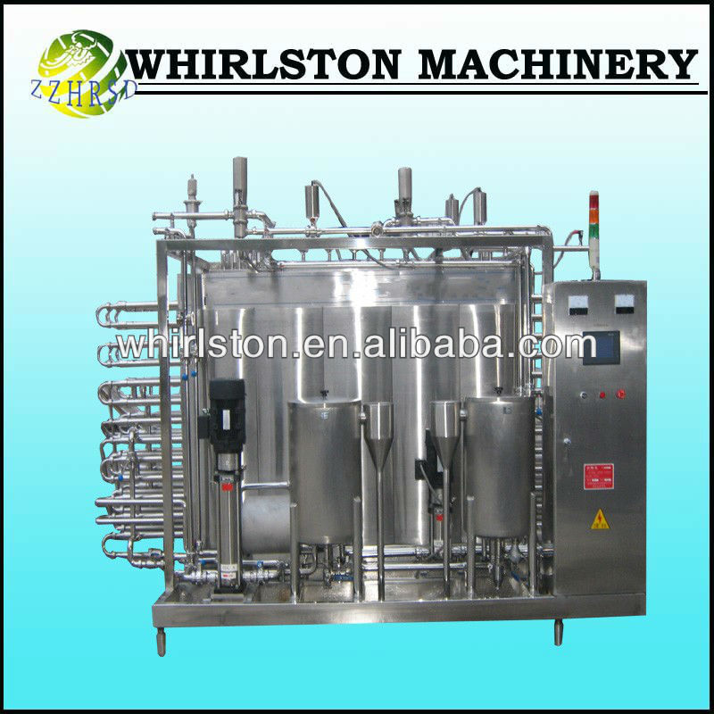 whirlston tubular juice sterilization machine