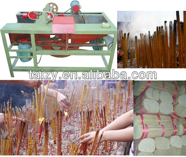 whole production line of bamboo incense stick machine / incense stick making machine 008618703616827