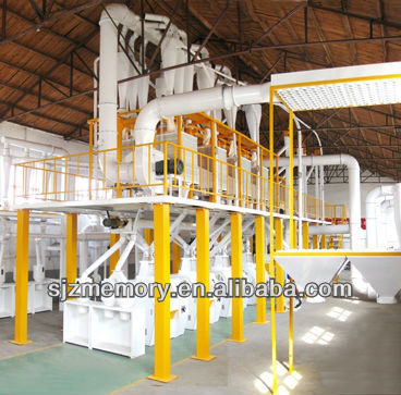 whole set of maize flour process mill