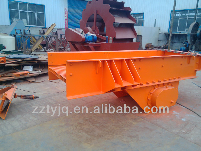 Widely used and competitive price vibrating feeder machine price