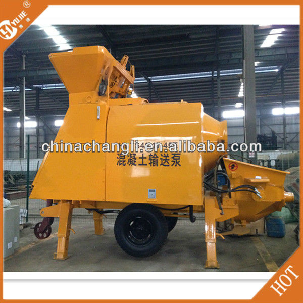Widely used low price high design concrete mixer with pump