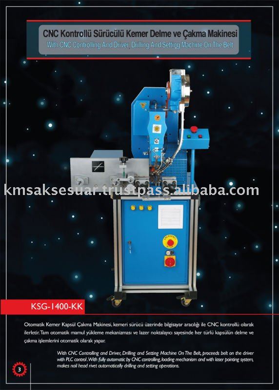 With CNC controlling and Driver, Drilling and Setting Machine