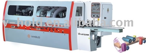 With universal shaft and high speed Four side moulder for woodworking