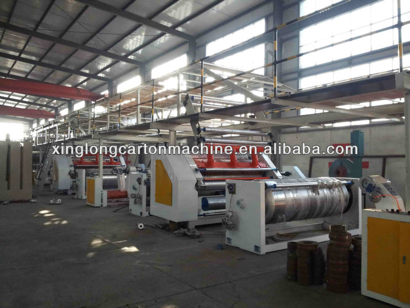 WJ-120-1800 Corrugated box packing production line