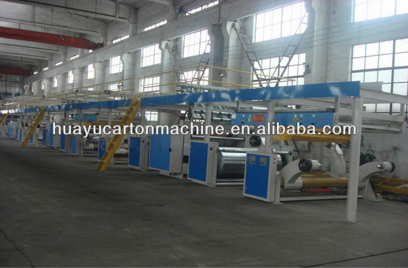 WJ series Automatic 3/5 layer corrugated cardboard production line(1400-2200mm)