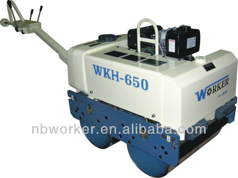 WKR650 doube drum vibrating road roller