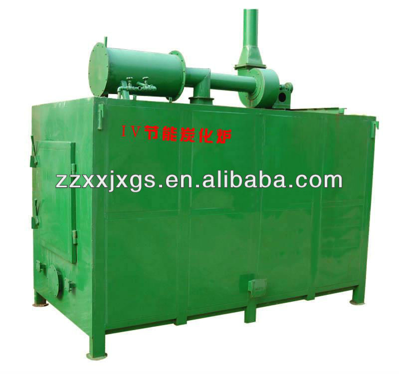 Wood and wood chips smokless Charcoal Carbonize furnace