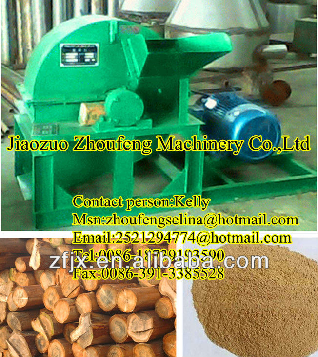 Wood crushing machine / wood log crusher