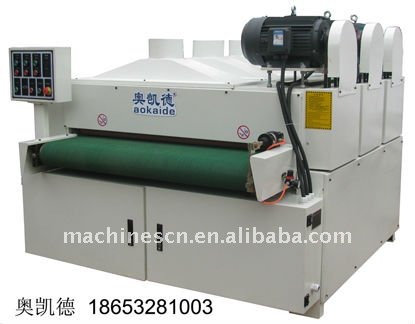 wood grain highlighting wire brushing denibbing Machine